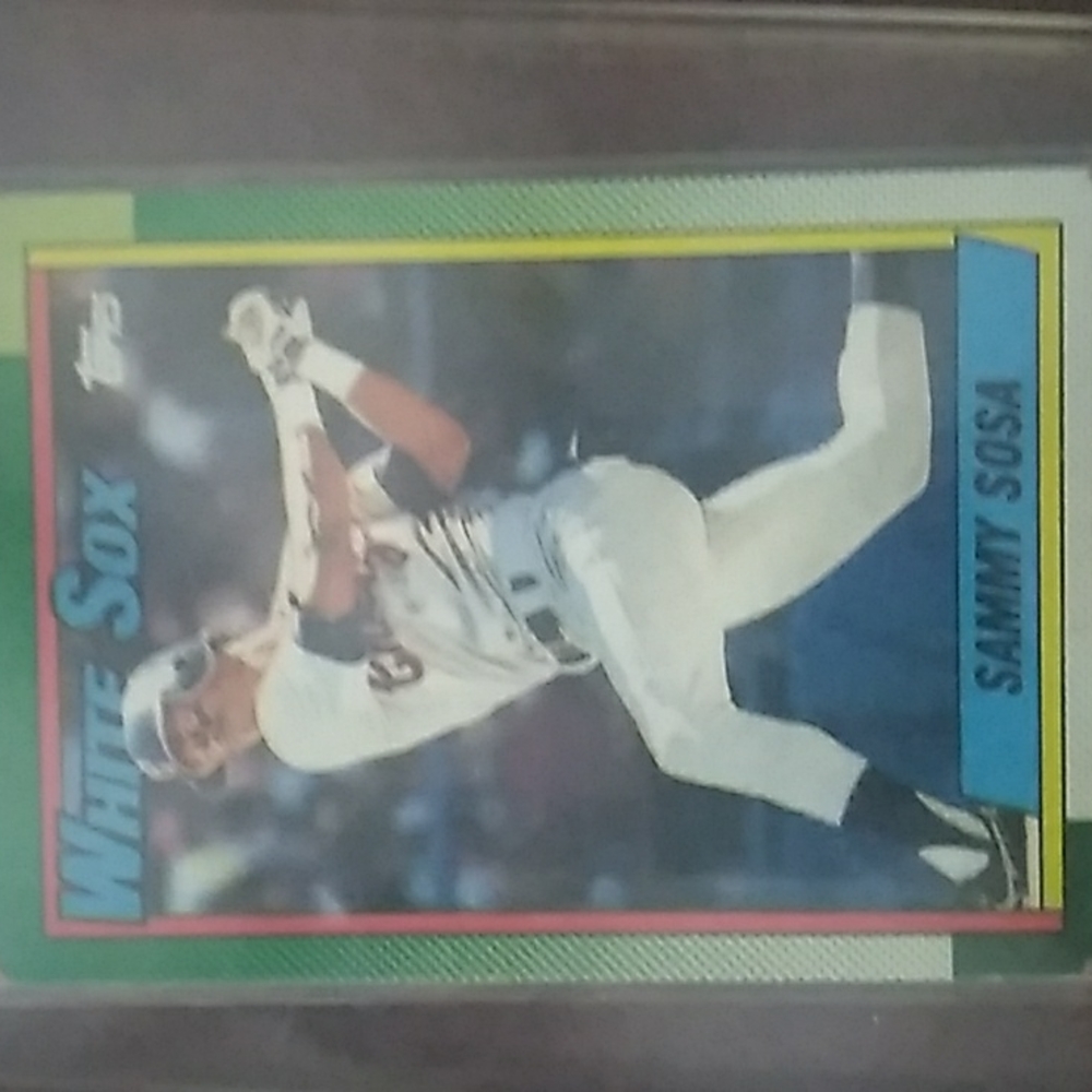Sammy Sosa White Sox Rookie 1989